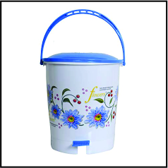Dustbin (floral)